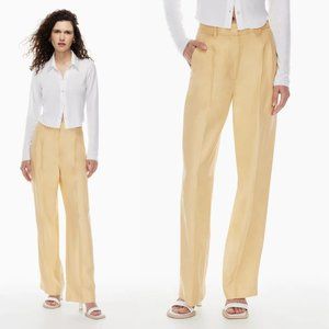 Aritzia Wilfred The Effortless Pant™ Linen Size 2 Wheat